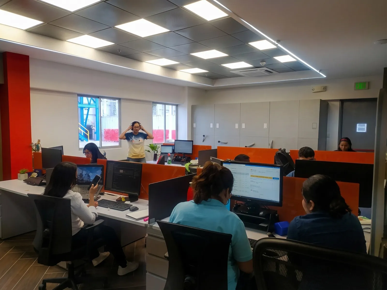 Oficina corporativa open space